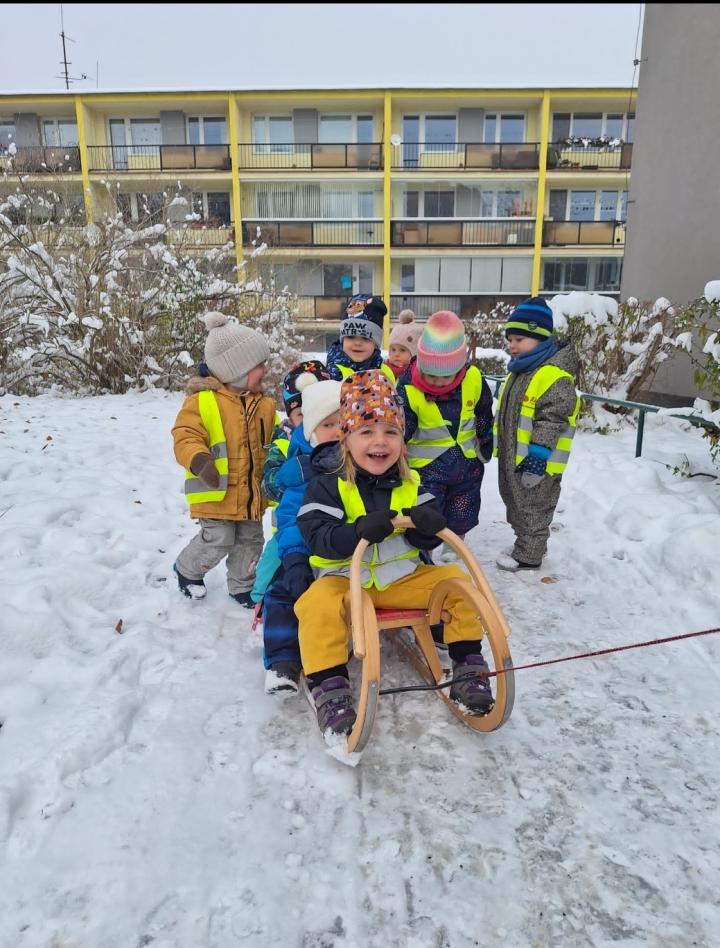 Užili jsme si sněhovou nadílku